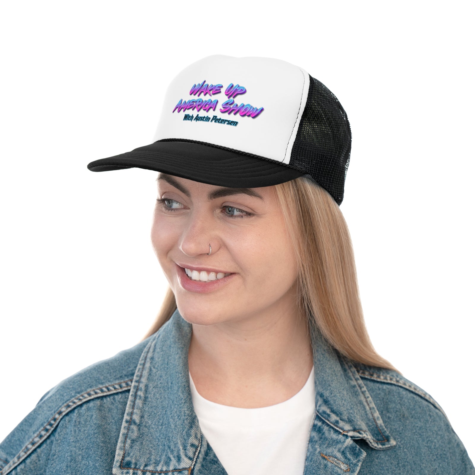 Wake Up America Trucker Cap