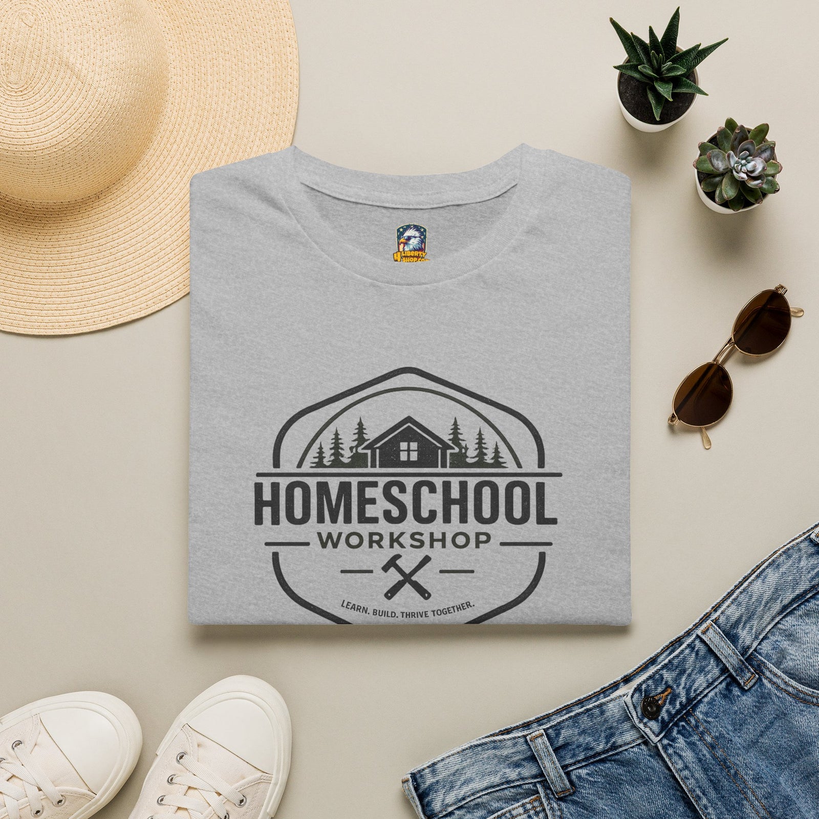 Homeschool Workshop: The Workshop T-Shirt - 4LibertyShop.com