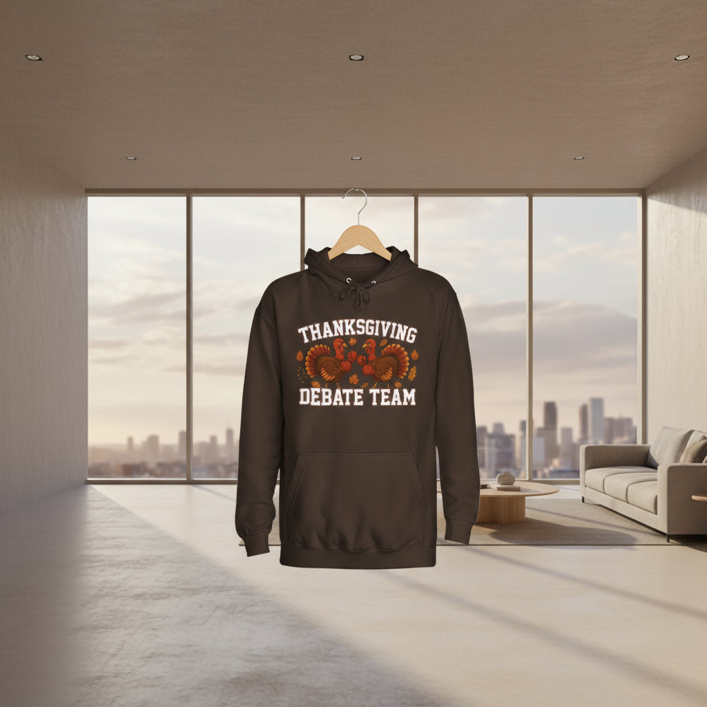 Thanksgiving Debate Team Unisex College Hoodie