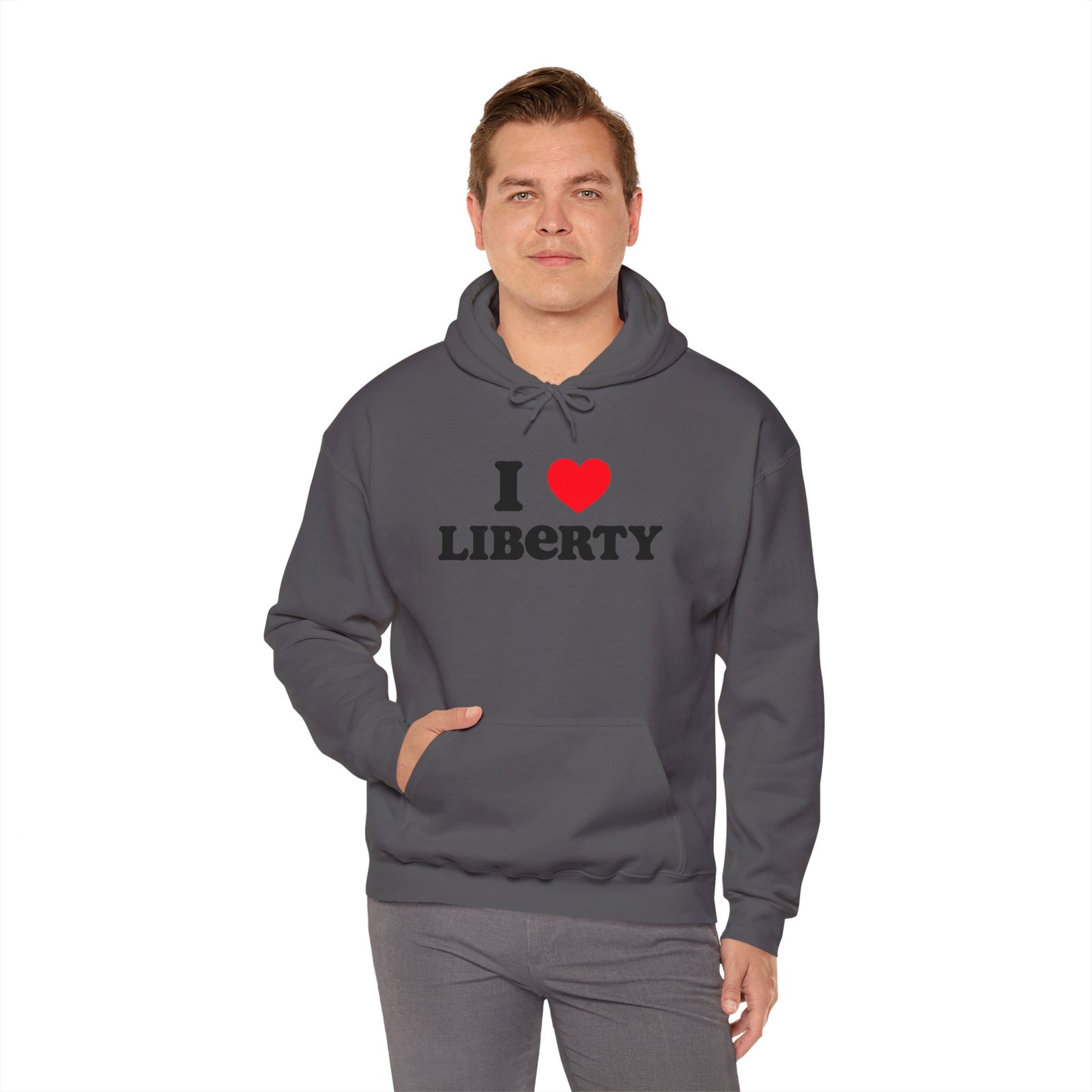 Judge Nap: I Heart Liberty Unisex Heavy Blend™ Hooded Sweatshirt