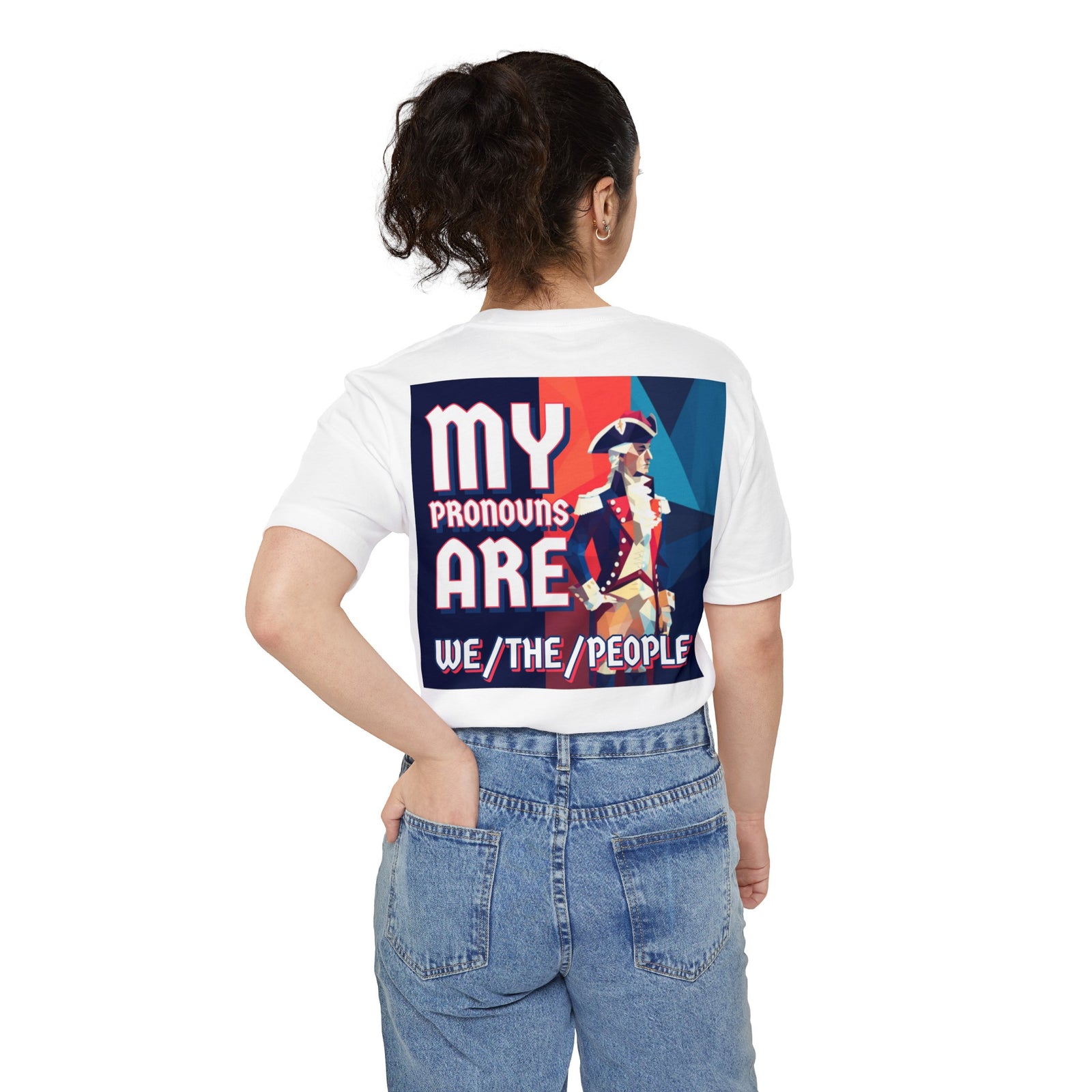 My Pronouns Are We/The/People Pocket Tee