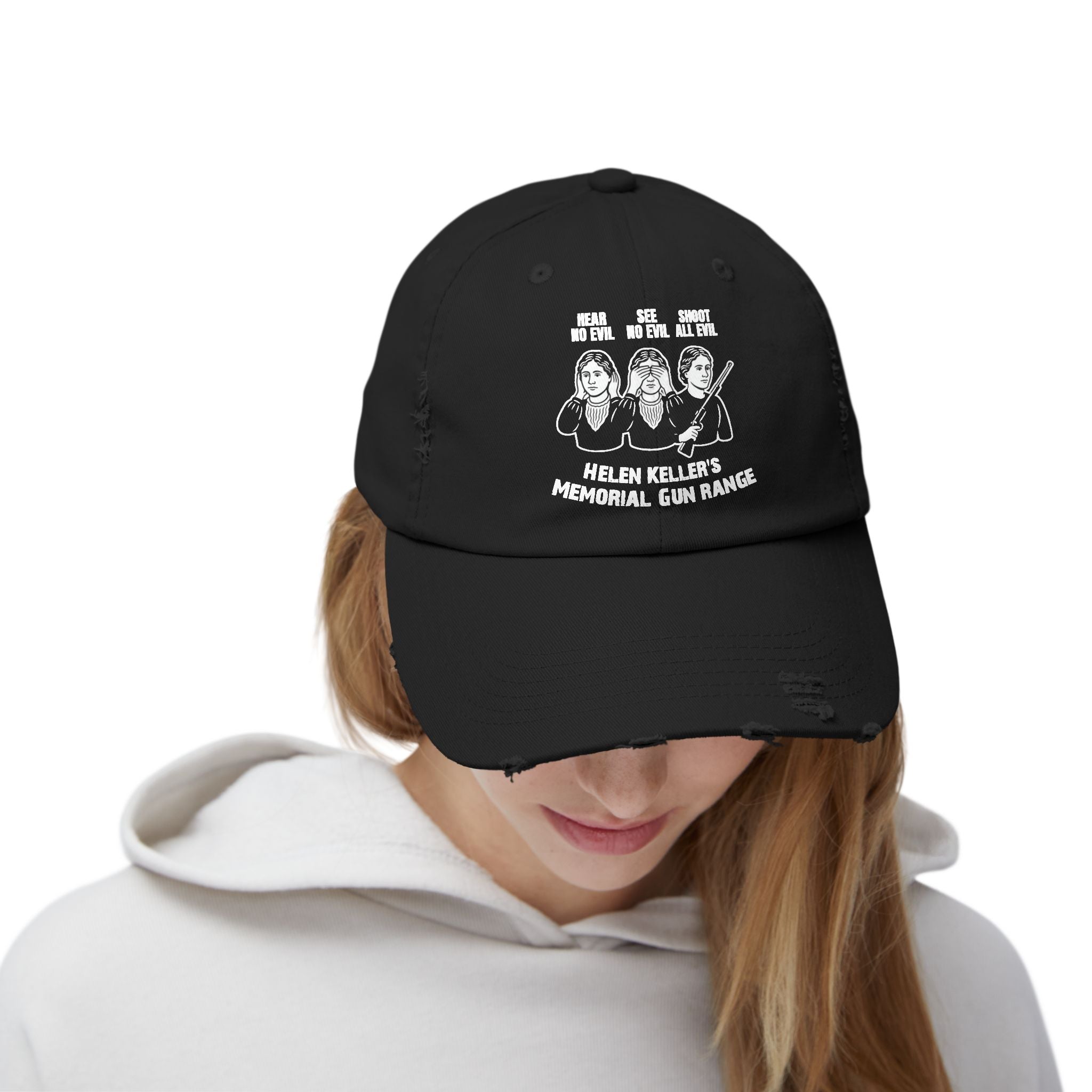 Walton & Johnson: Helen Keller "Hear No Evil, See No Evil" Hat