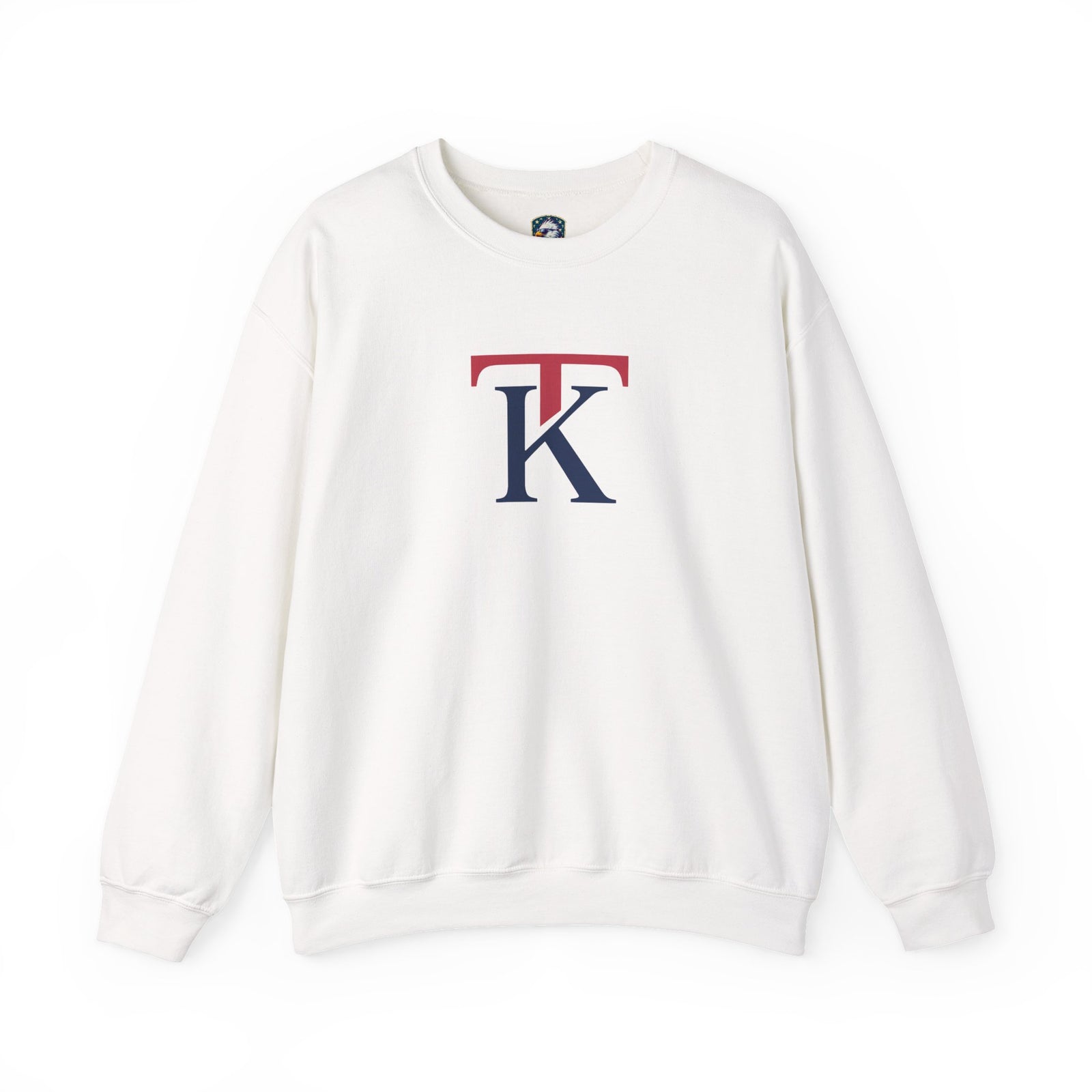 Kai Trump White Sweatshirt - KT Logo - Premium Crewneck | 4LibertyShop
