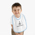 'Come and Take It Pacifier' Baby Contrast Trim Jersey Bib