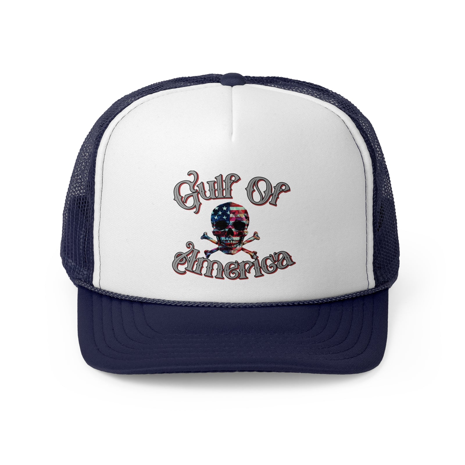 Gulf of America Skull Trucker Cap