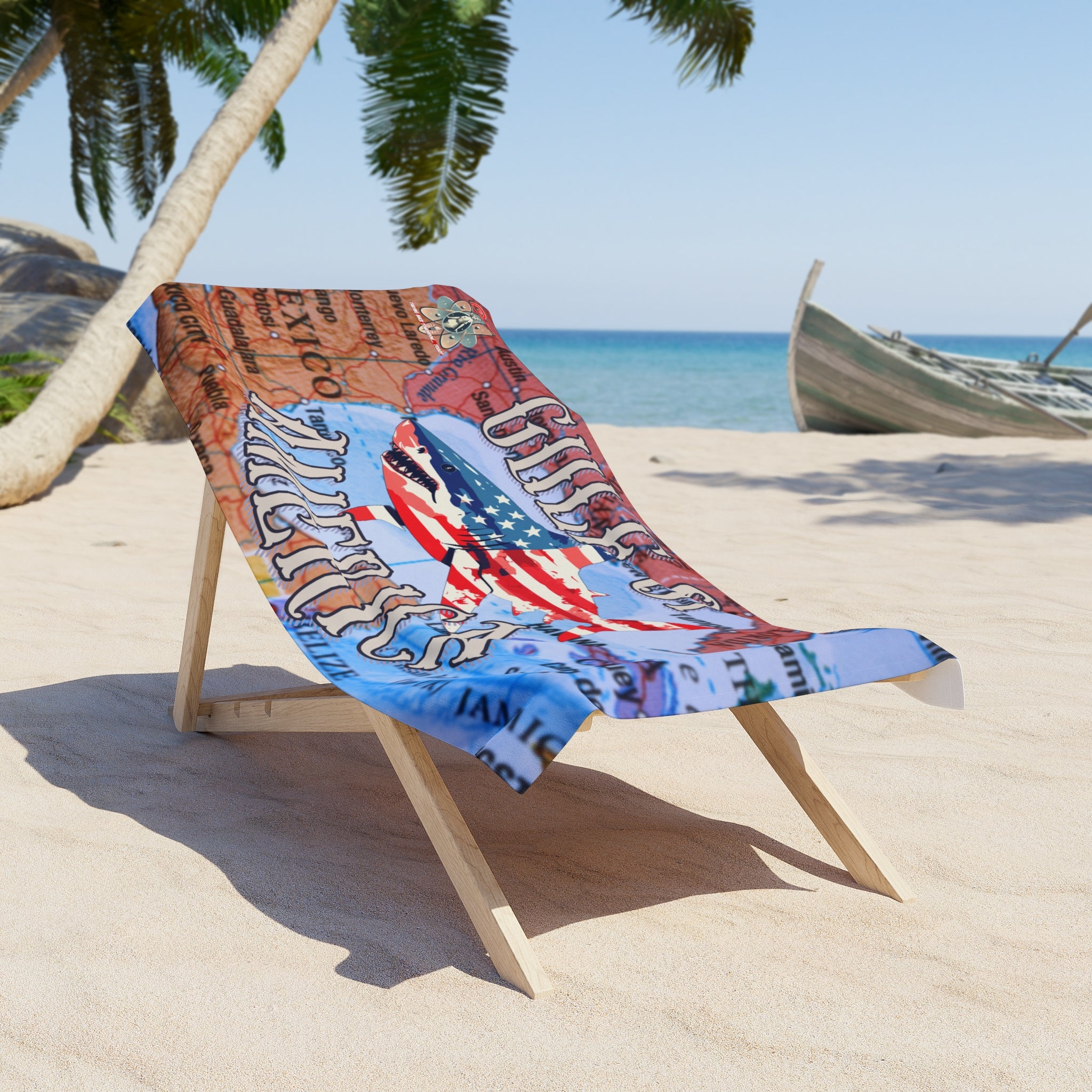 Culturama: Gulf of America Shark Beach Towel