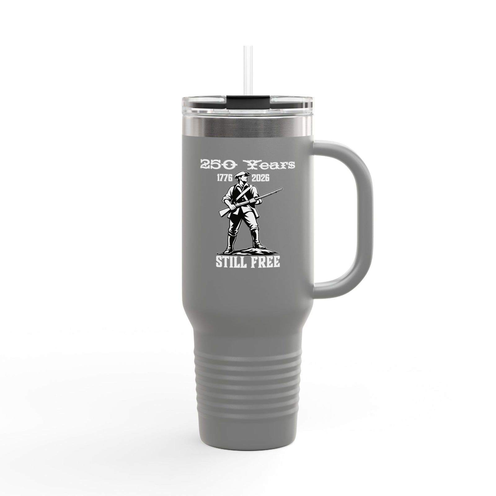 Walton & Johnson 250 Years Still Free 40oz Insulated Travel Mug - 4LibertyShop.com