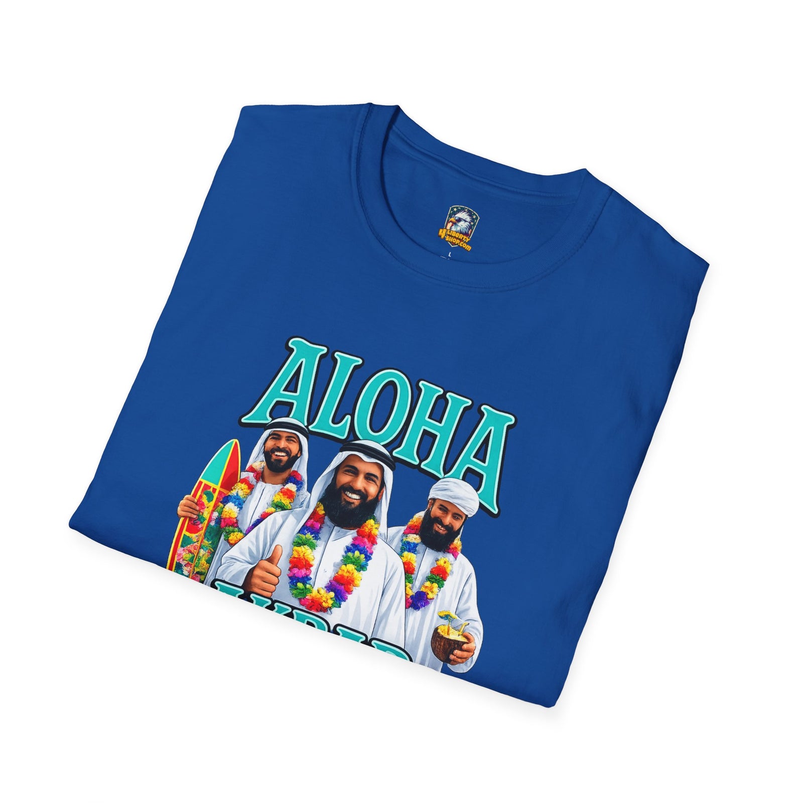 Walton & Johnson — Aloha Akbar T-Shirt — Retro Tropical Graphic Tee - 4LibertyShop.com