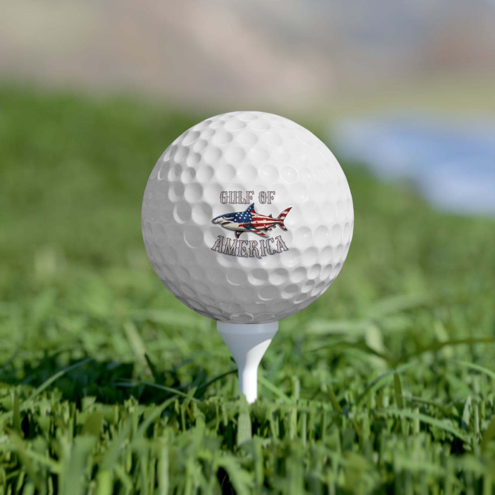Walton & Johnson: Gulf of America Hammerhead Shark Golf Balls - 4LibertyShop.com