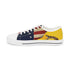 Liberty Tonight - Patriotic Betsy Ross Gadsden Snake Vintage Flag Low Top Sneakers - 4LibertyShop.com