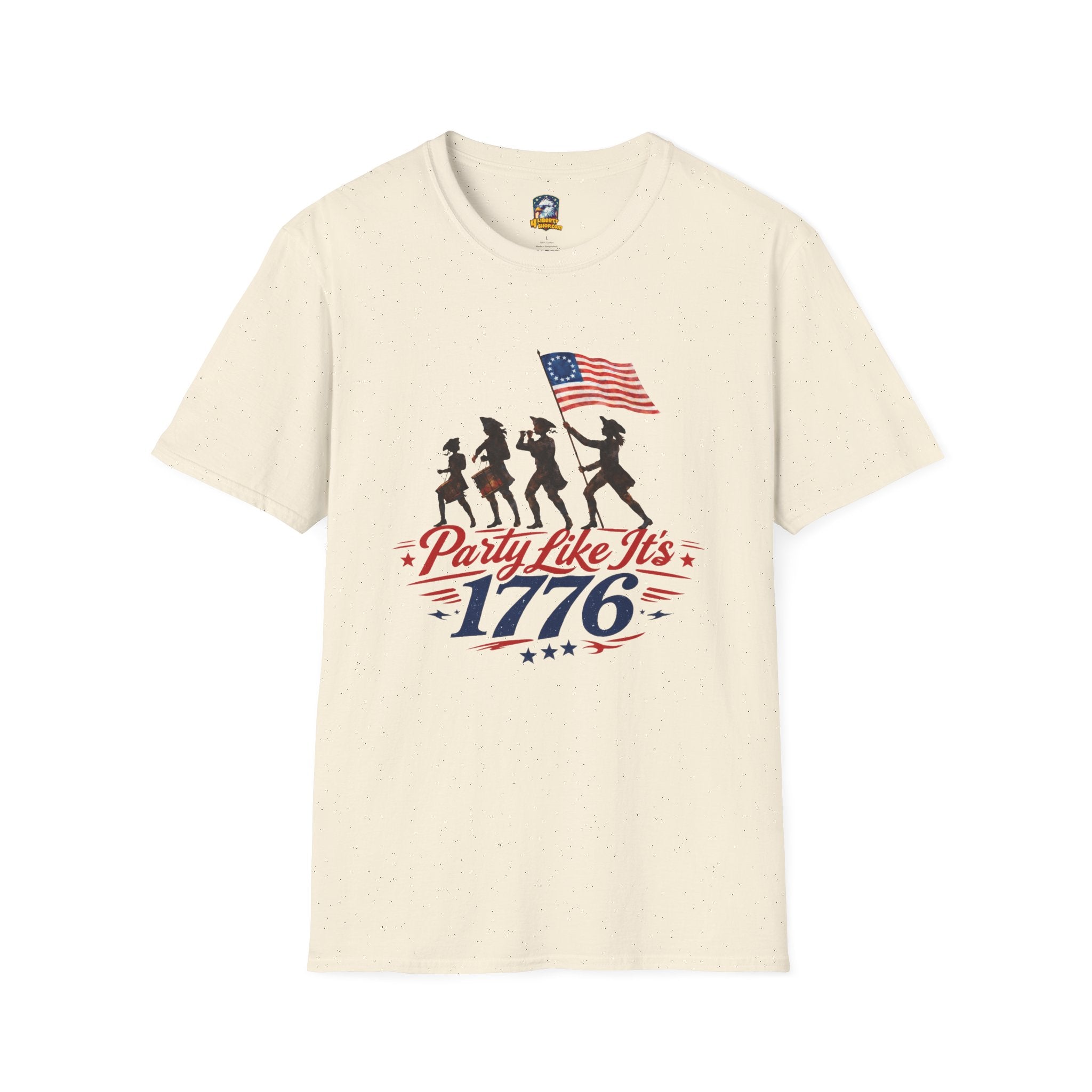 1776 Independence Day T-Shirt — "Party Like It's 1776" Patriotic July 4th Tee - 4LibertyShop.com