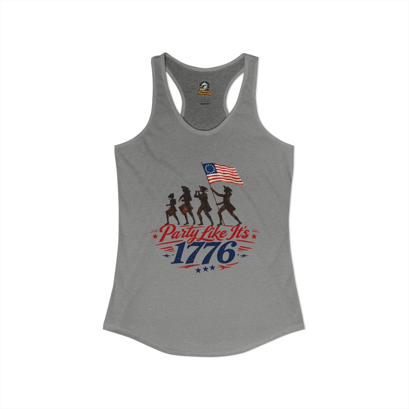 Party Like It's 1776 Women's Ideal Racerback Tank