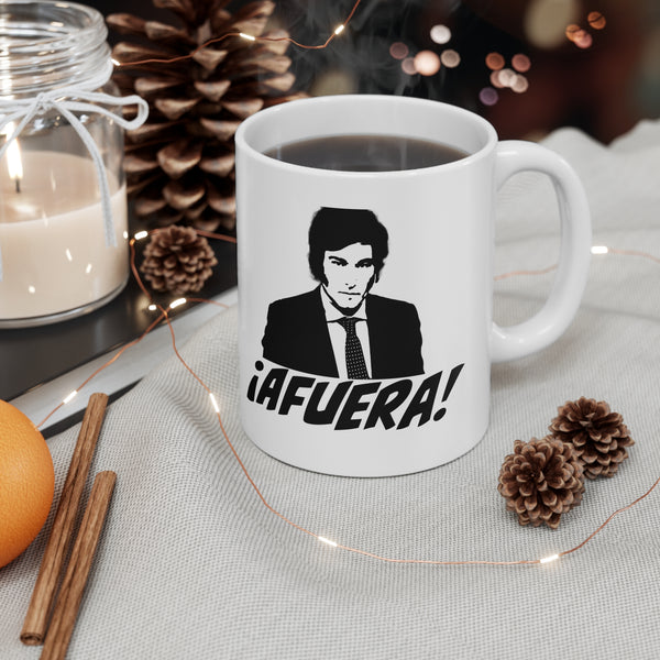 Javier Milei ¡AFUERA! Mug - 4LibertyShop.com