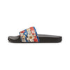Patriotic Floral Slide Sandals — Women's Removable-Strap Summer Slides - 4LibertyShop.com