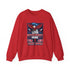 Crewneck Sweatshirt — "Less Government More Video Games" Patriotic Gamer Pullover - 4LibertyShop.com