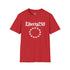 Liberty250 T-Shirt — Vintage Betsy Ross Star Circle Patriotic Tee - 4LibertyShop.com