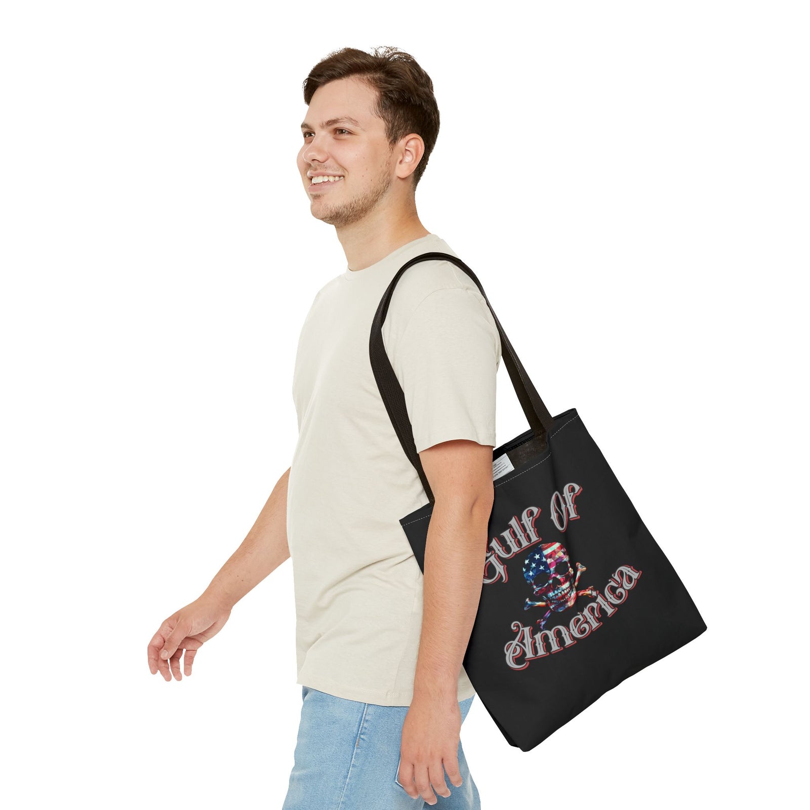 Walton & Johnson: Gulf of America Skull Tote Bag