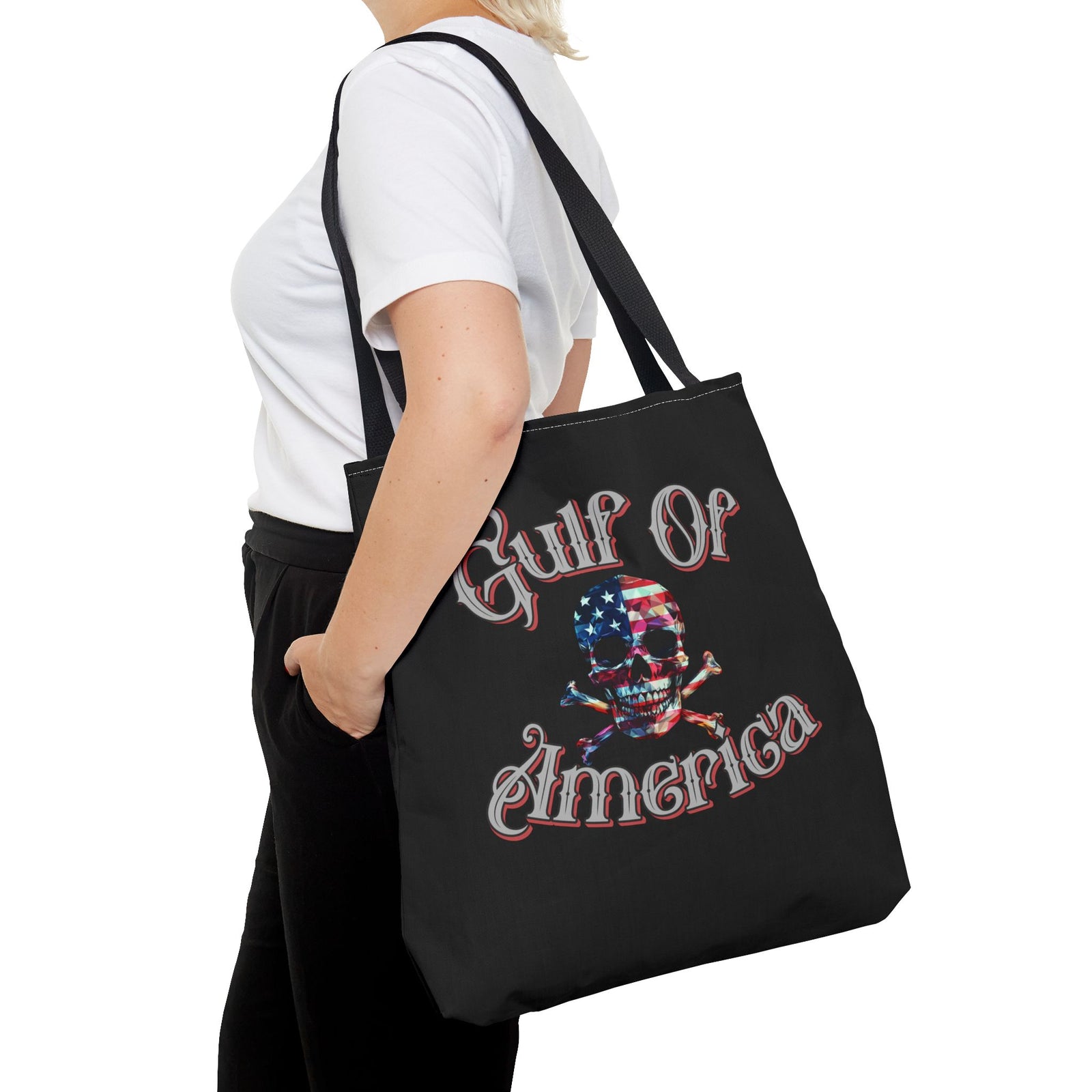 Walton & Johnson: Gulf of America Skull Tote Bag