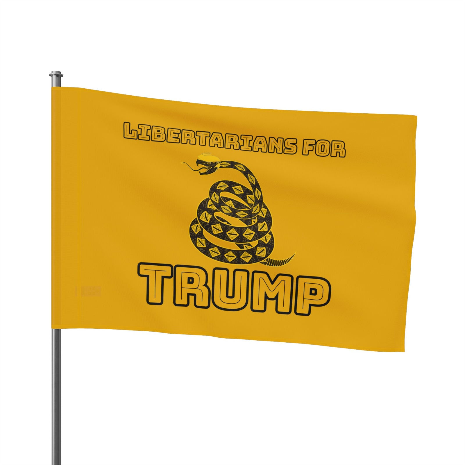 Libertarians for Trump Yellow Flag