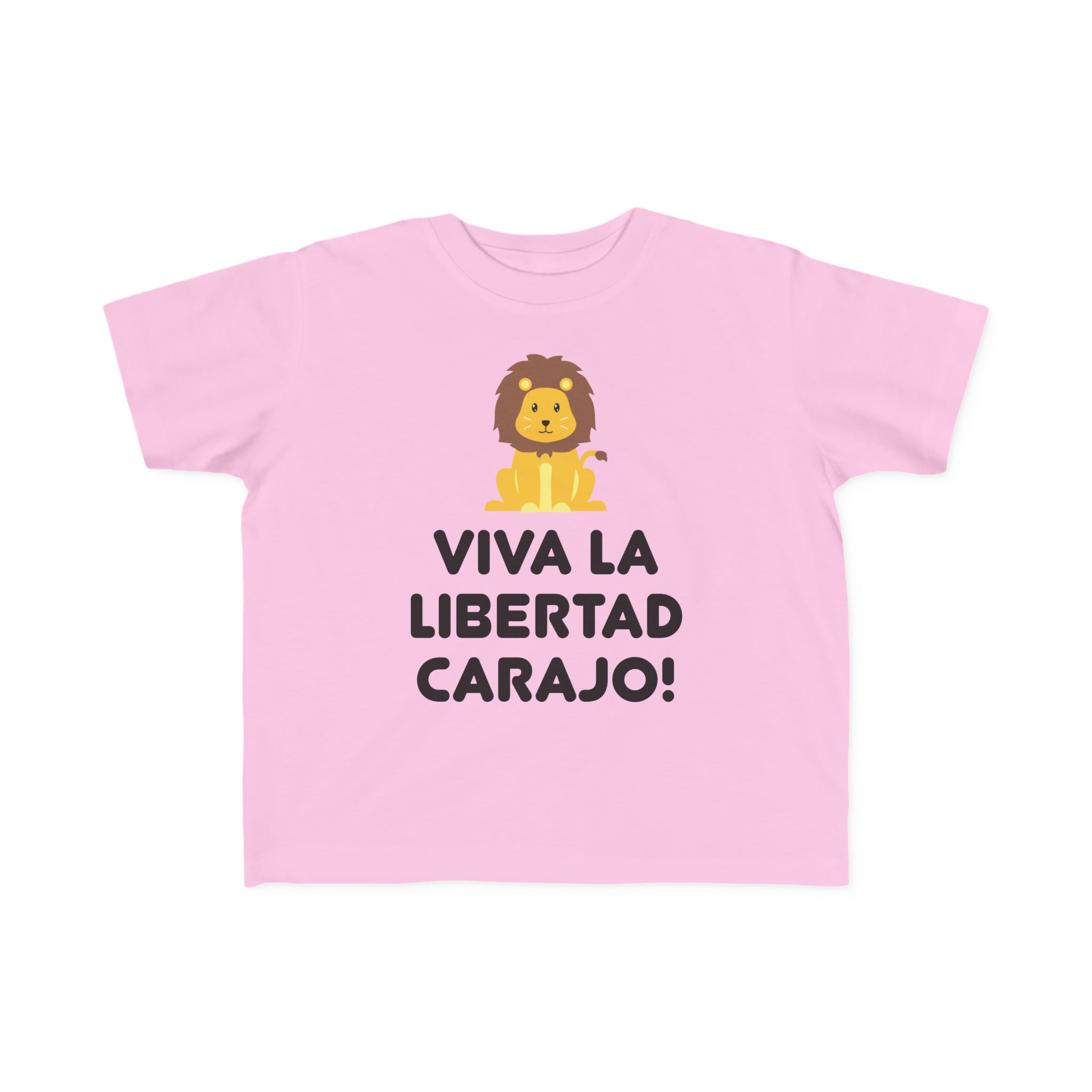 Viva La Libertad Carajo Lion Toddler's Fine Jersey Tee