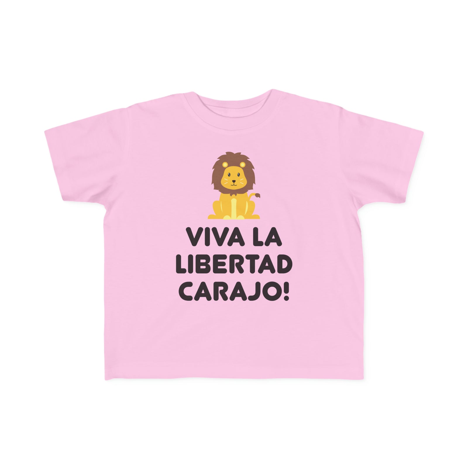 Viva La Libertad Carajo Lion Toddler's Fine Jersey Tee