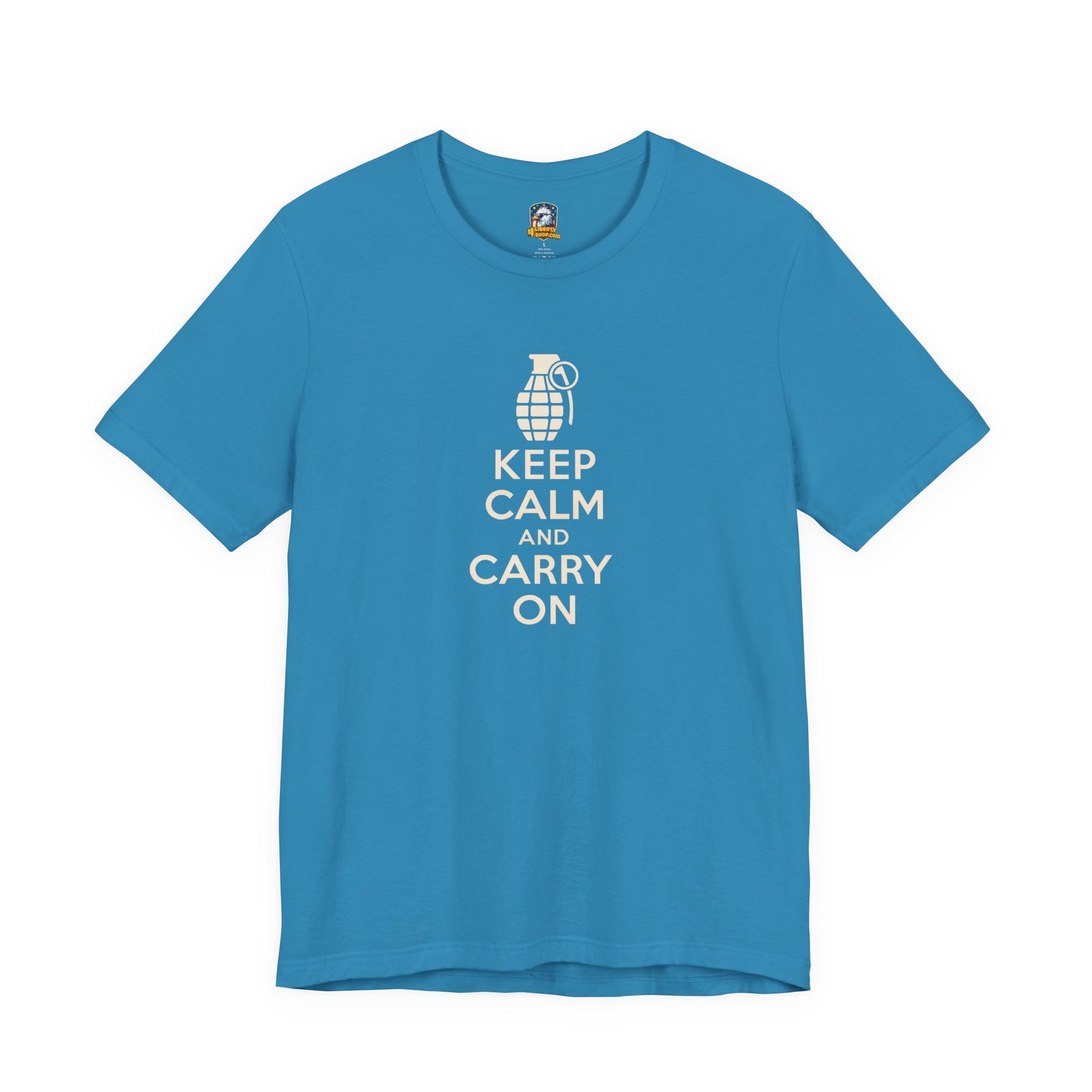 Keep Calm and Carry On T-Shirt - 4LibertyShop.com