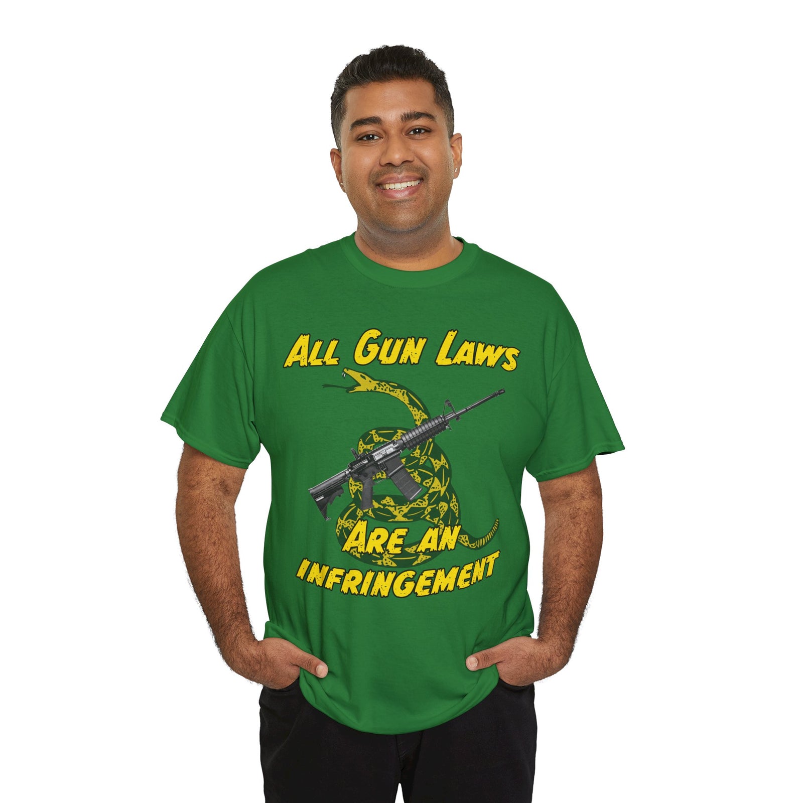 Judge Nap: All Gun Rights Are Infringements AR15 Gadsden T-Shirt