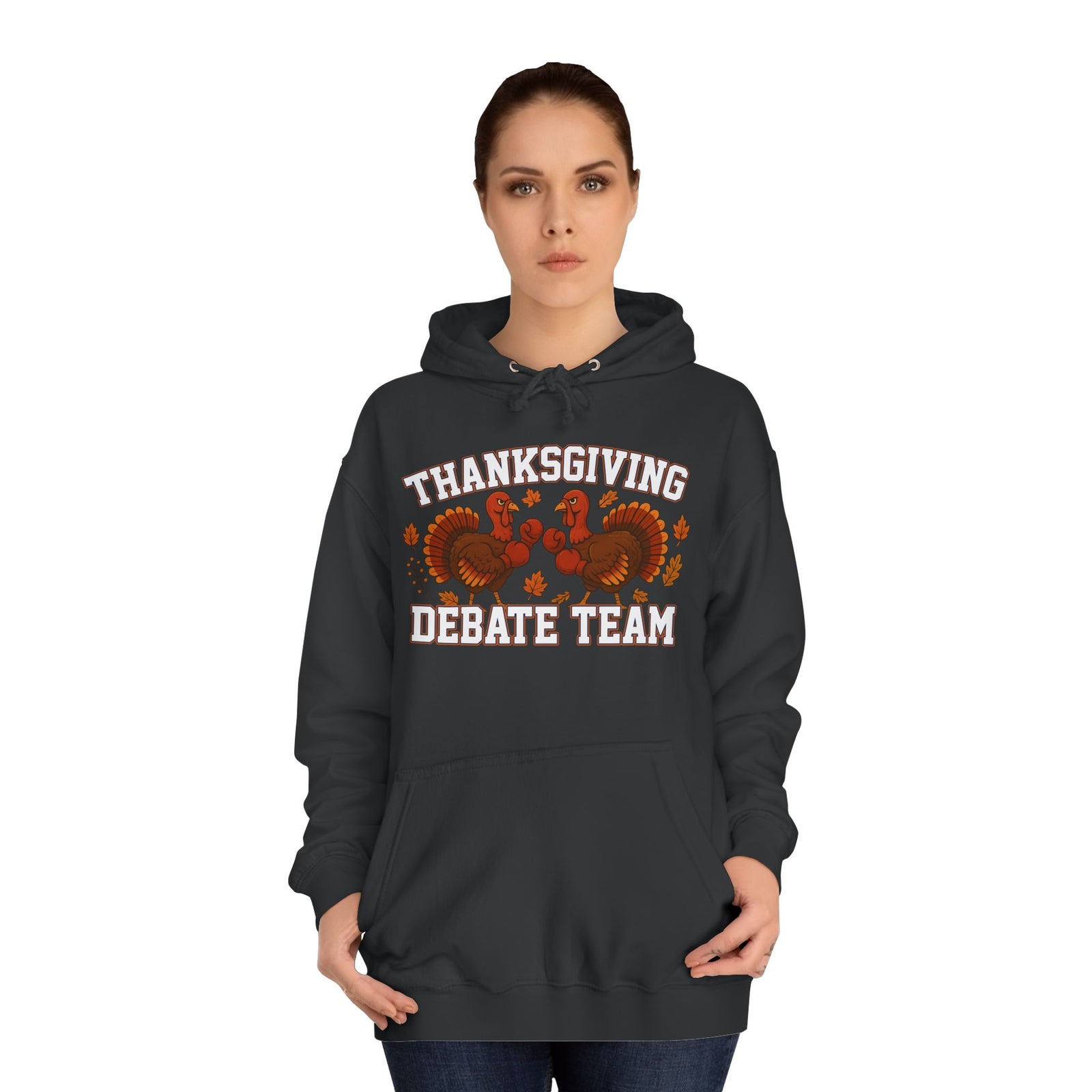 Thanksgiving Debate Team Unisex College Hoodie