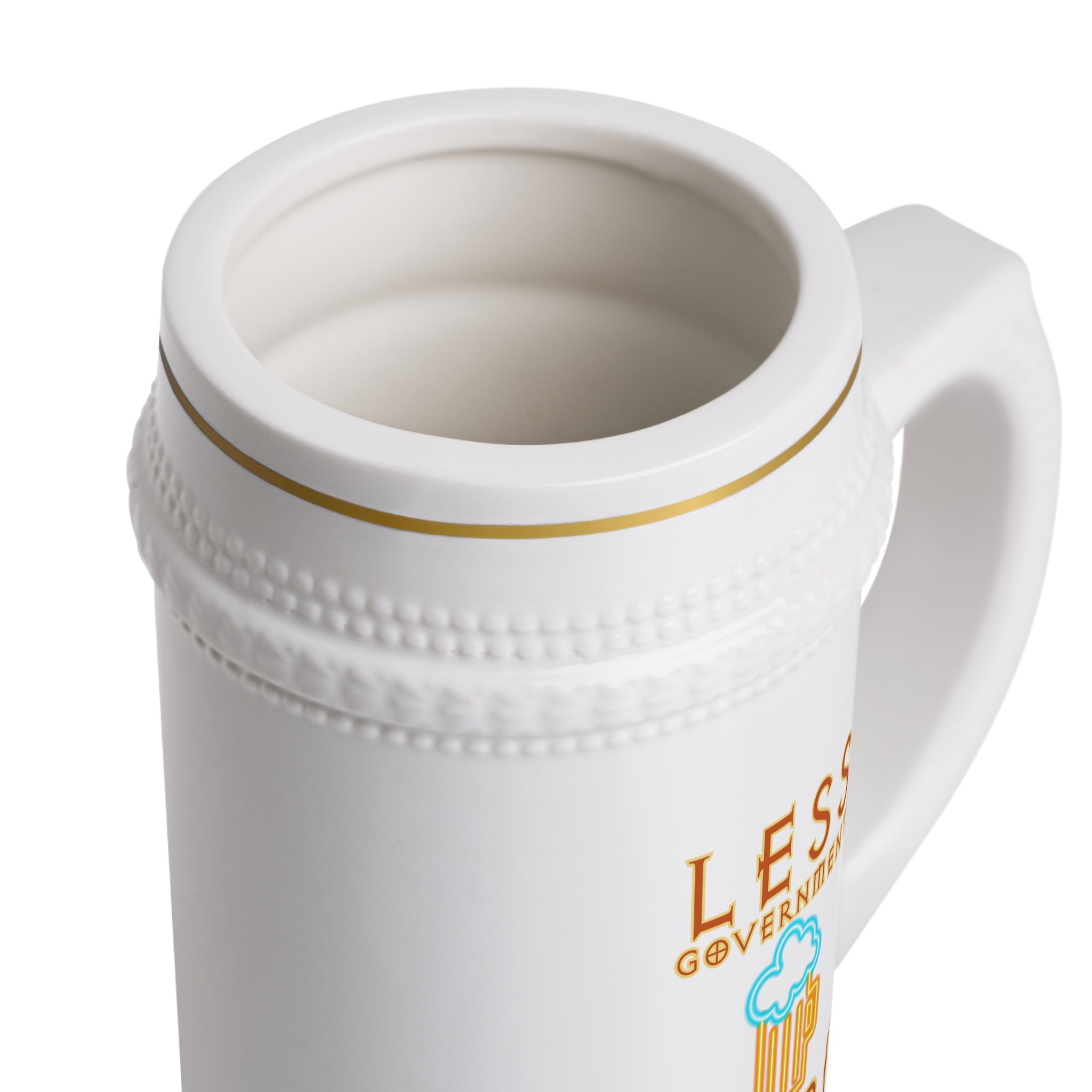 Less Government More Beer Stein Mug