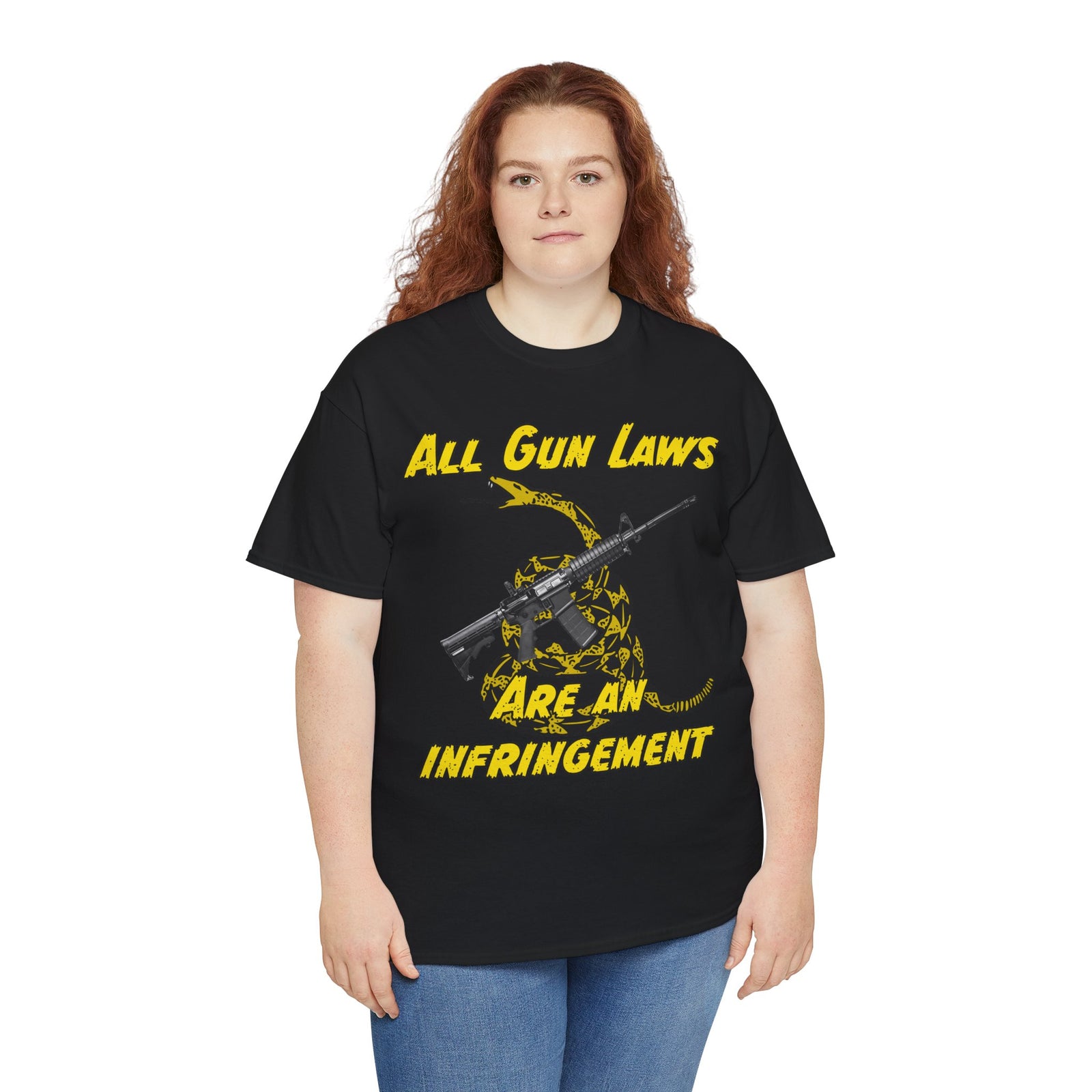 Judge Nap: All Gun Rights Are Infringements AR15 Gadsden T-Shirt