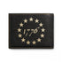 Bi-Fold Wallet – 1776 Betsy Ross Stars Leather Wallet