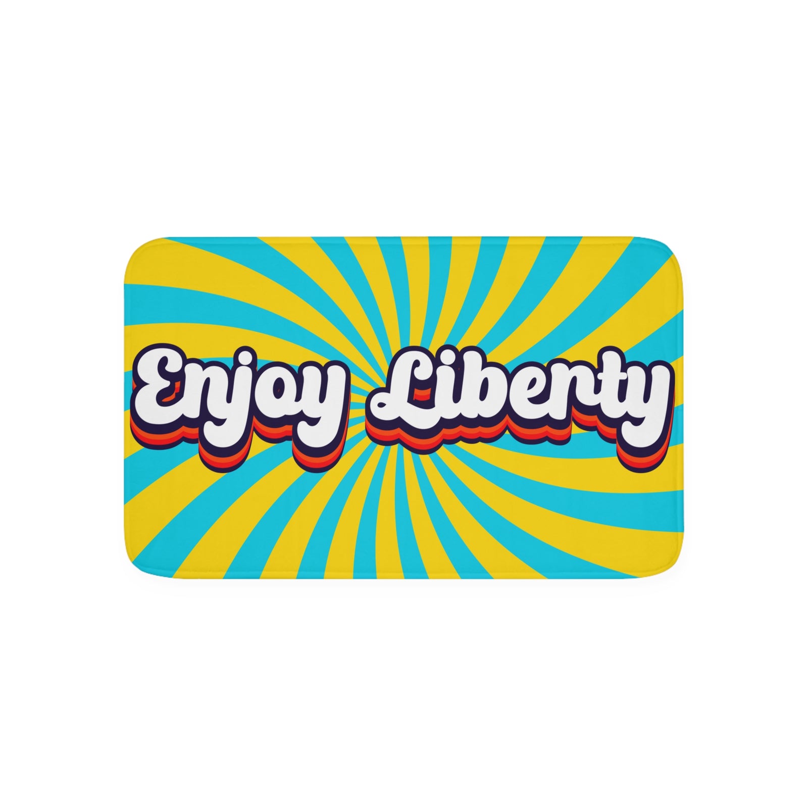 Enjoy Liberty Groovy Memory Foam Bath Mat