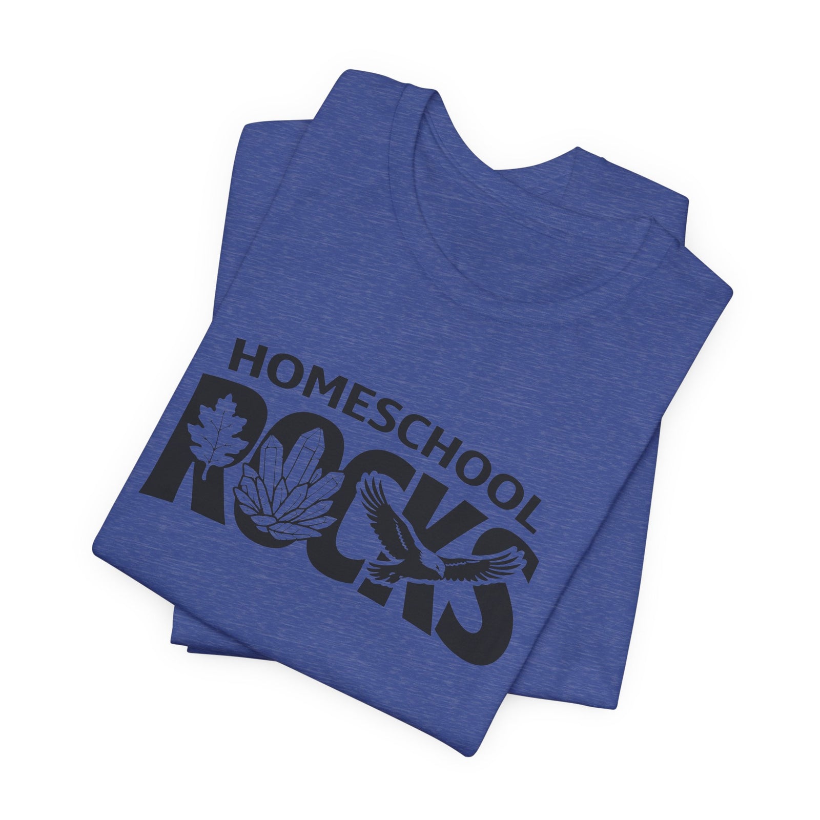 Homeschool Workshop: Homeschool Rocks T-Shirt – Retro Floral 'Homeschool Rocks' Tee for Homeschooling Parents & Teachers - 4LibertyShop.com