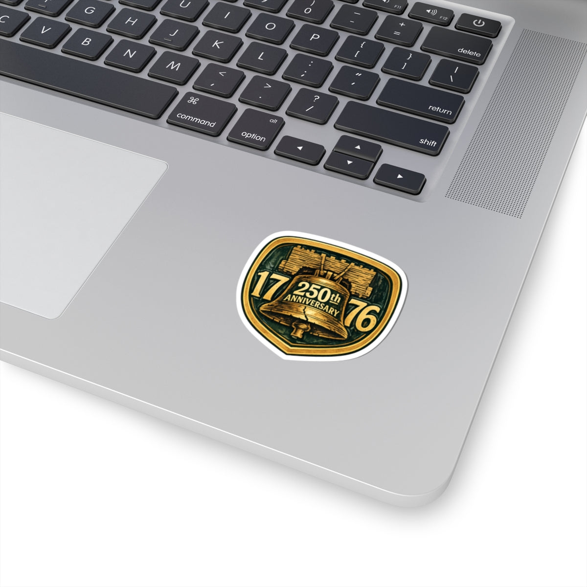 250th Anniversary Liberty Bell Sticker — 1776 Commemorative Kiss-Cut Sticker - 4LibertyShop.com