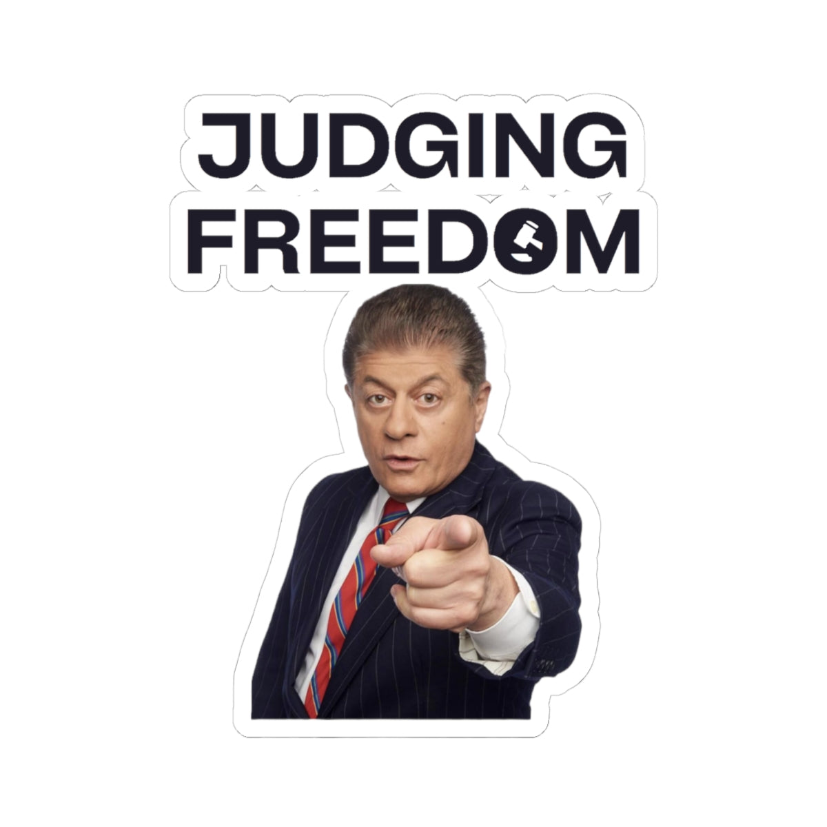 Judge Nap: Judge Napolitano Judging Freedom Sticker