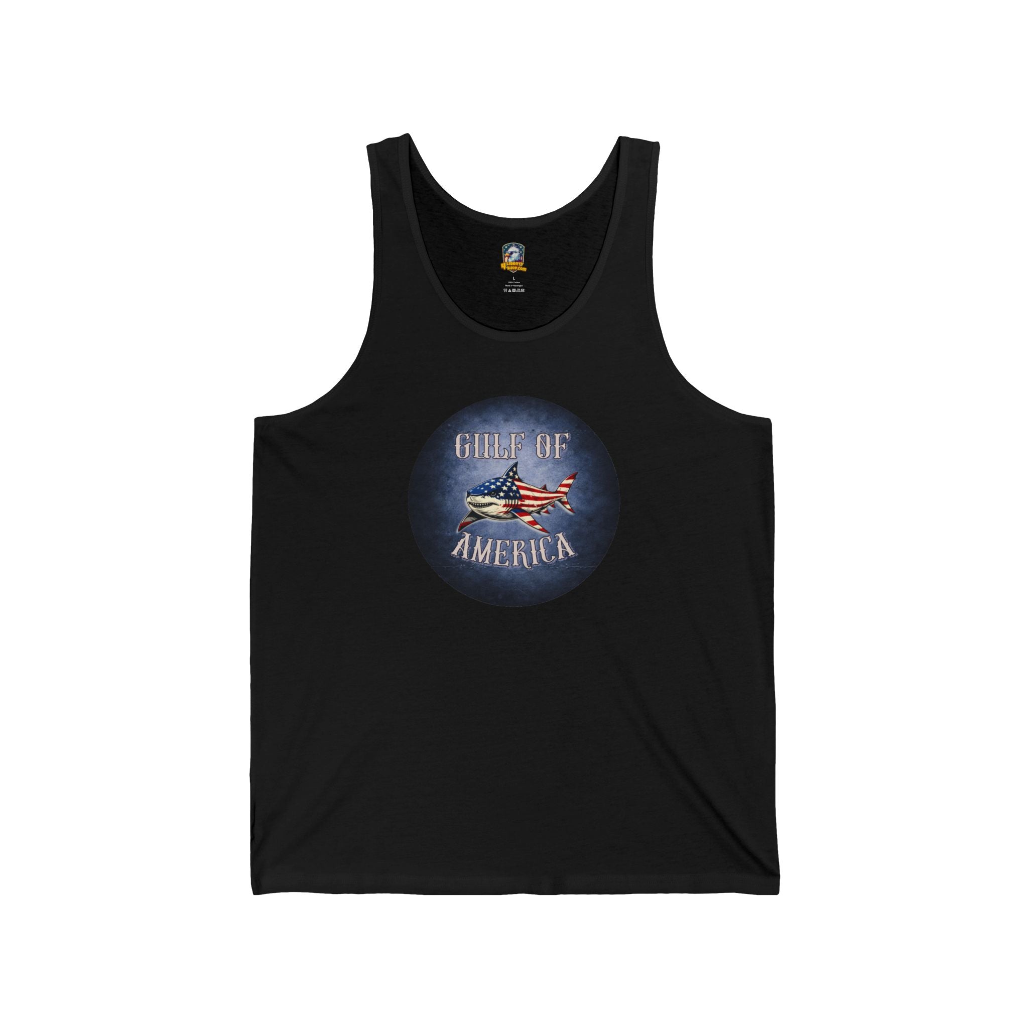 Walton & Johnson: Gulf of America Tiger Shark Tank Top - 4LibertyShop.com