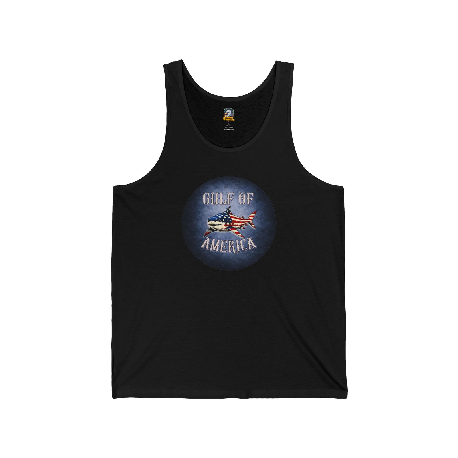 Walton & Johnson: Gulf of America Tiger Shark Tank Top - 4LibertyShop.com