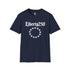 Liberty250 T-Shirt — Vintage Betsy Ross Star Circle Patriotic Tee - 4LibertyShop.com