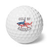 Gulf of America Shark Golf Balls - 6 pack - 4LibertyShop.com