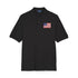 250th Anniversary Embroidered American Flag Polo Shirt — Classic Patriotic Polo - 4LibertyShop.com