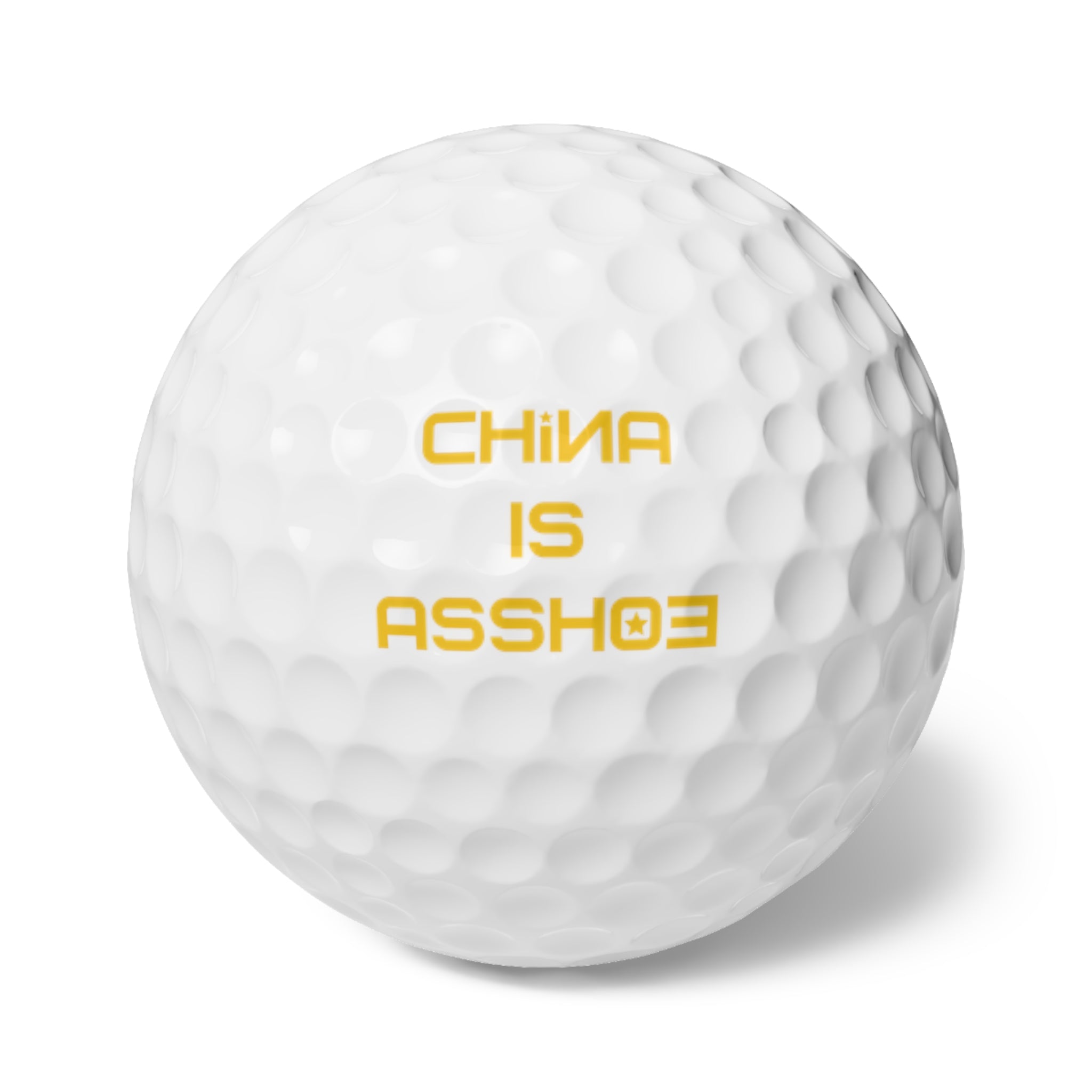 China is Asshoe Golf Balls, 6pcs