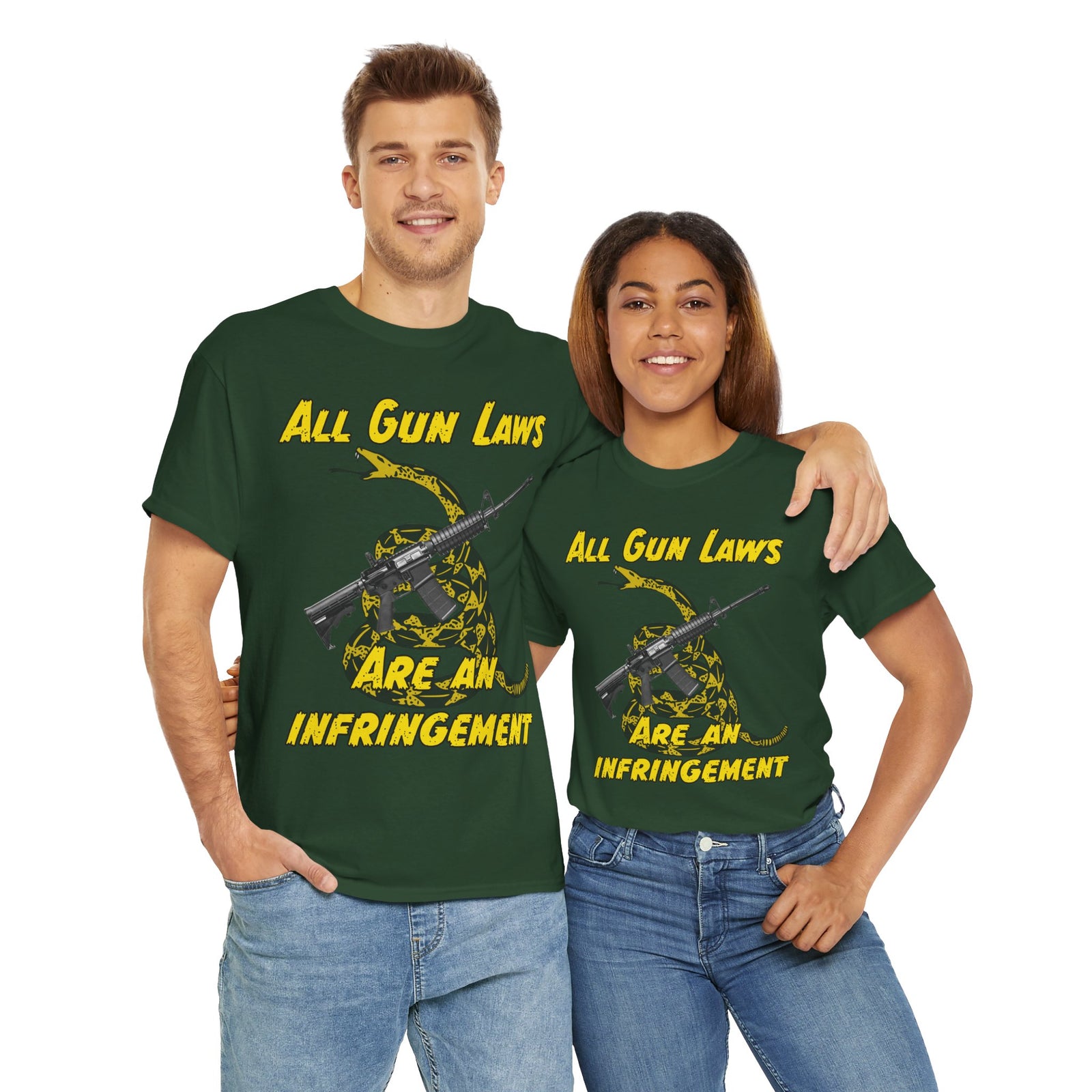Judge Nap: All Gun Rights Are Infringements AR15 Gadsden T-Shirt