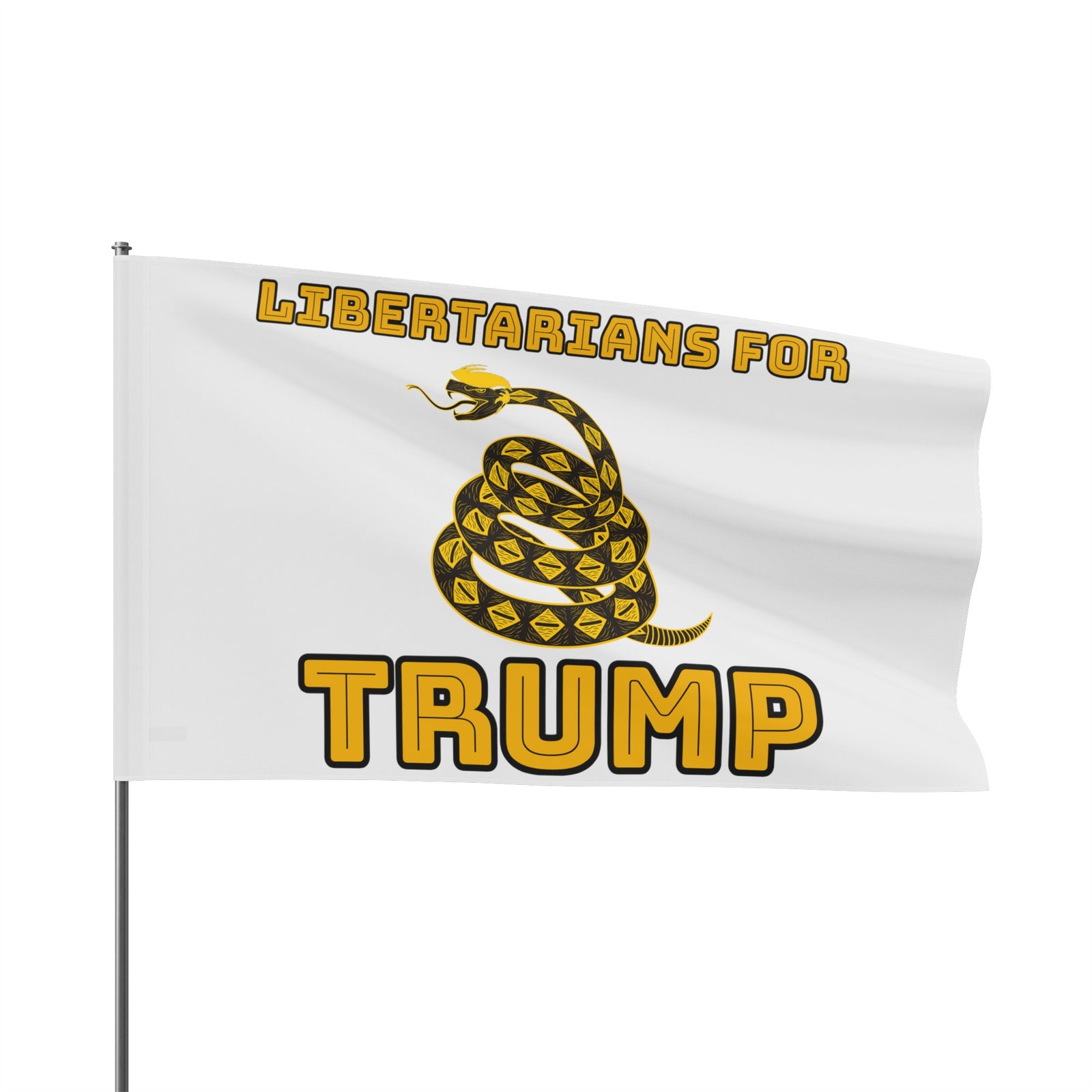 Libertarians for Trump White Flag