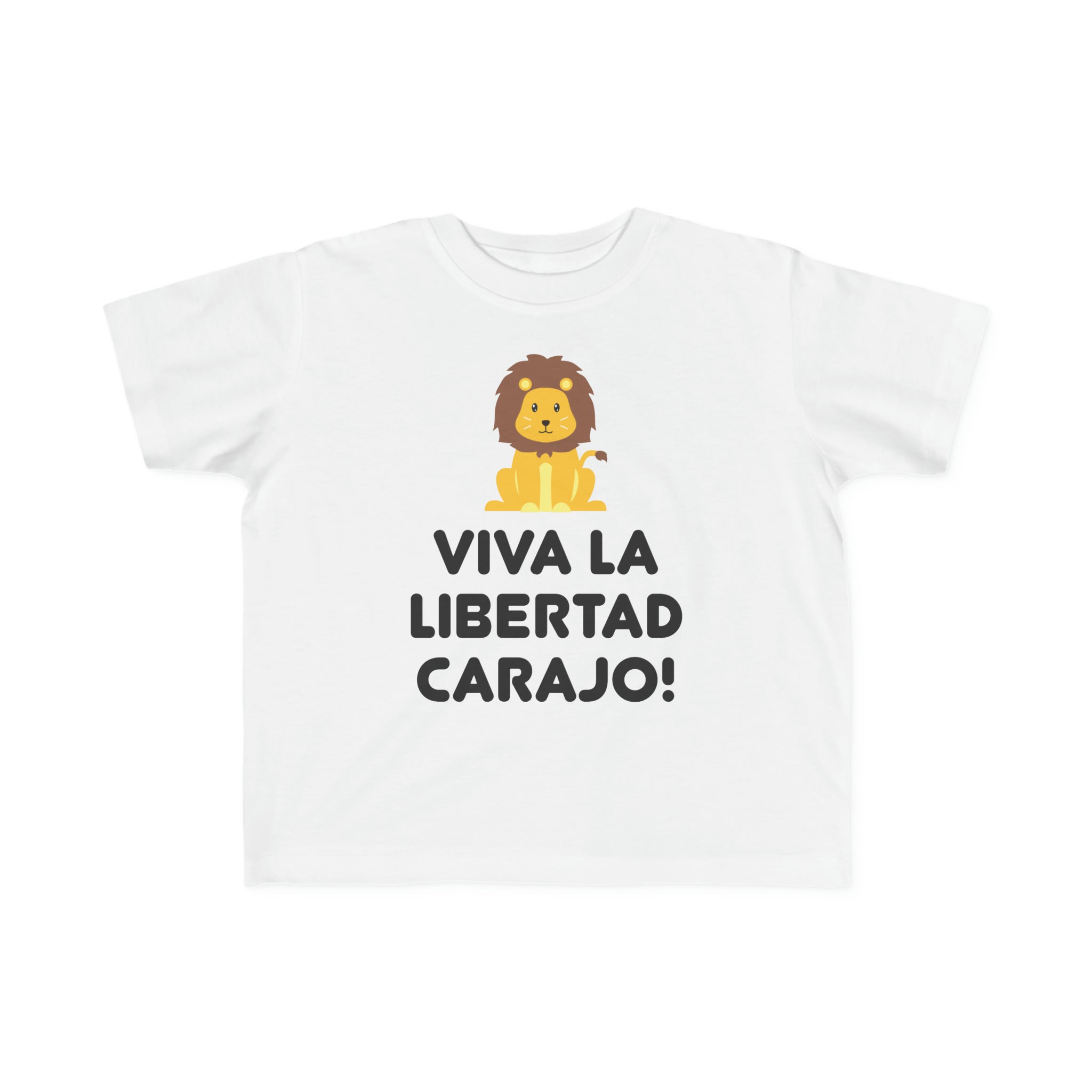 Viva La Libertad Carajo Lion Toddler's Fine Jersey Tee