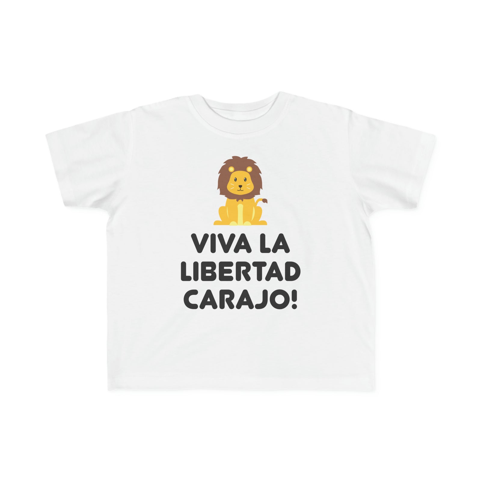 Viva La Libertad Carajo Lion Toddler's Fine Jersey Tee