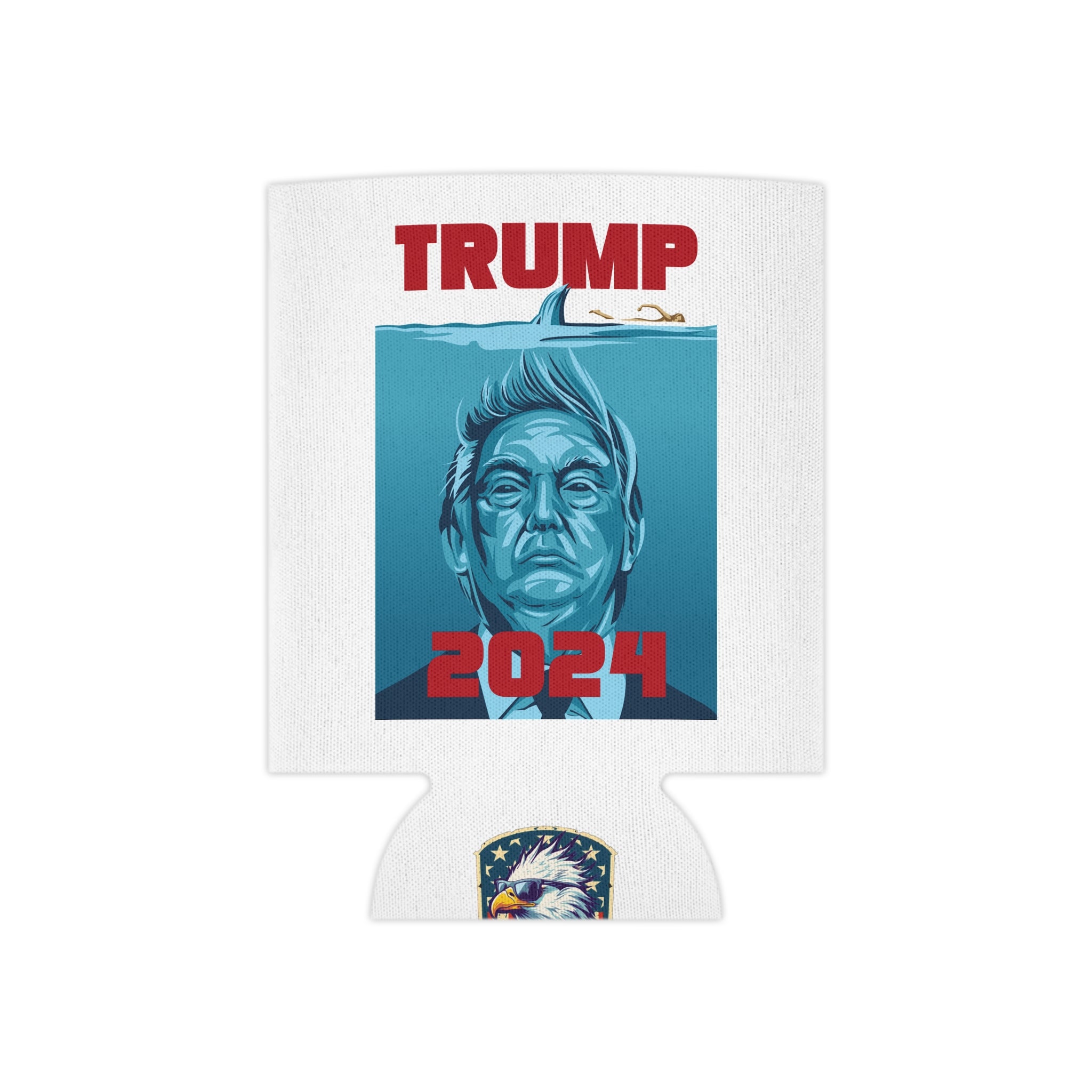 Shark Trump 2024 Koozie