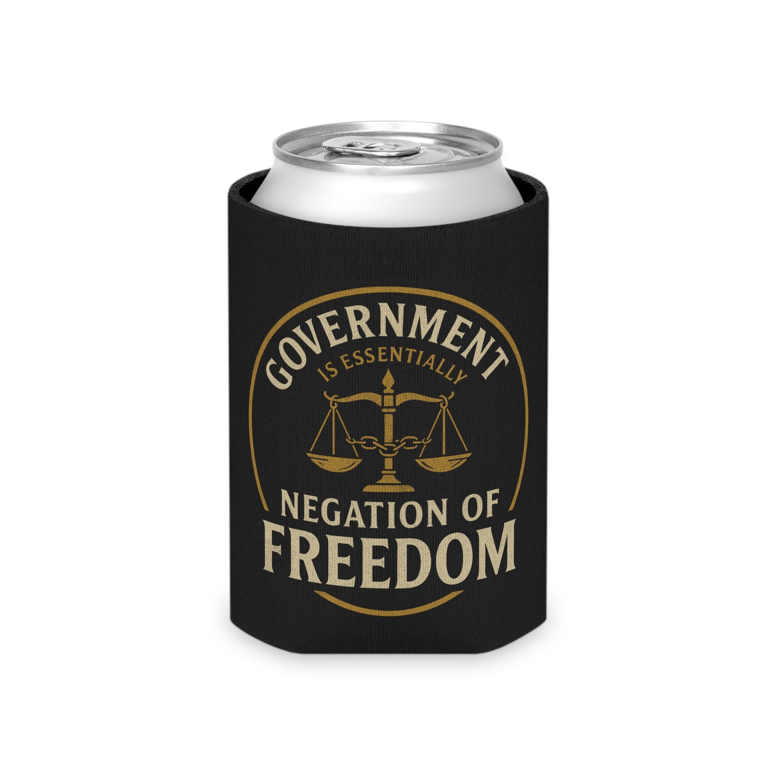 Judge Nap: Negation of Freedom Koozie, Regular & Slim