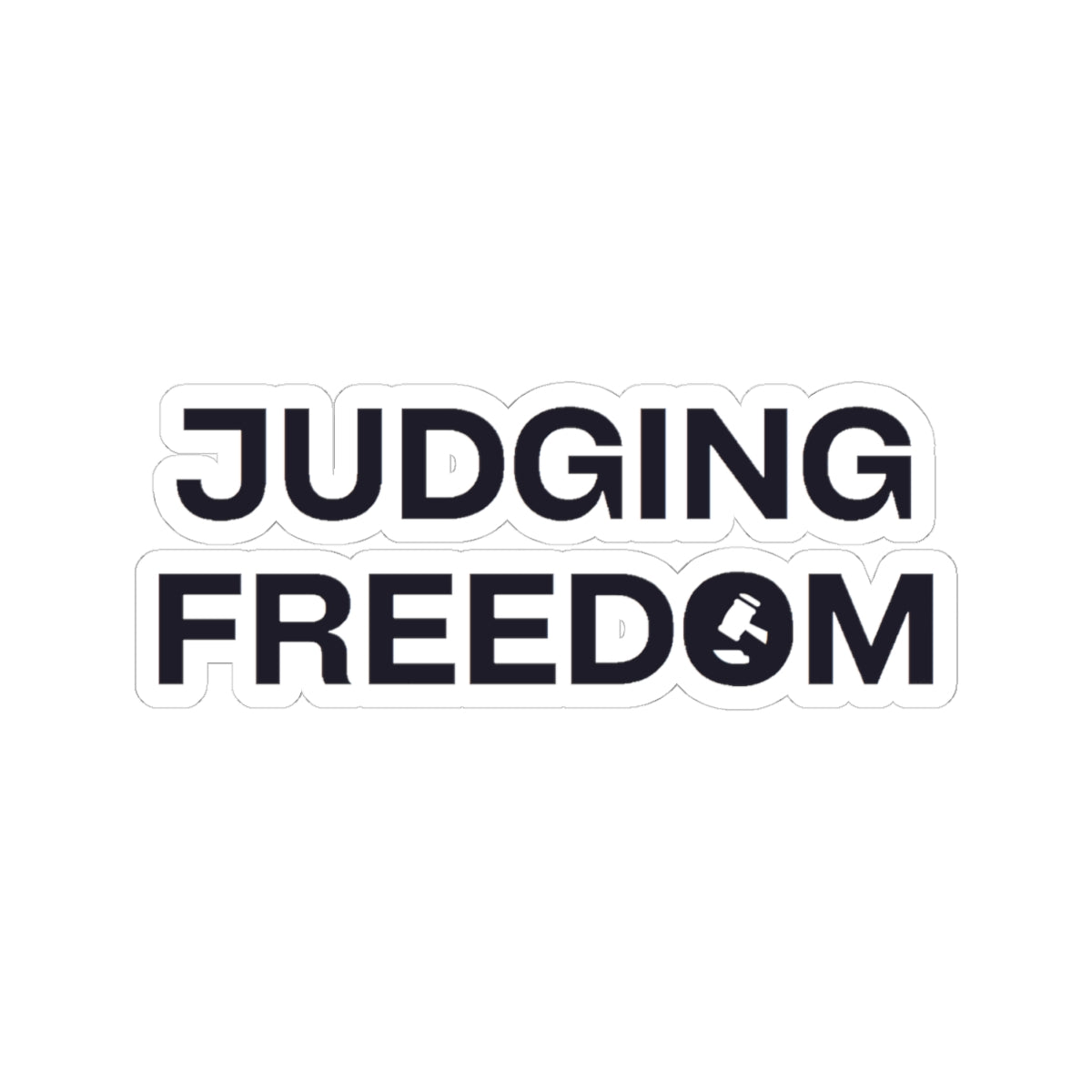 Judge Nap: Judging Freedom Sticker