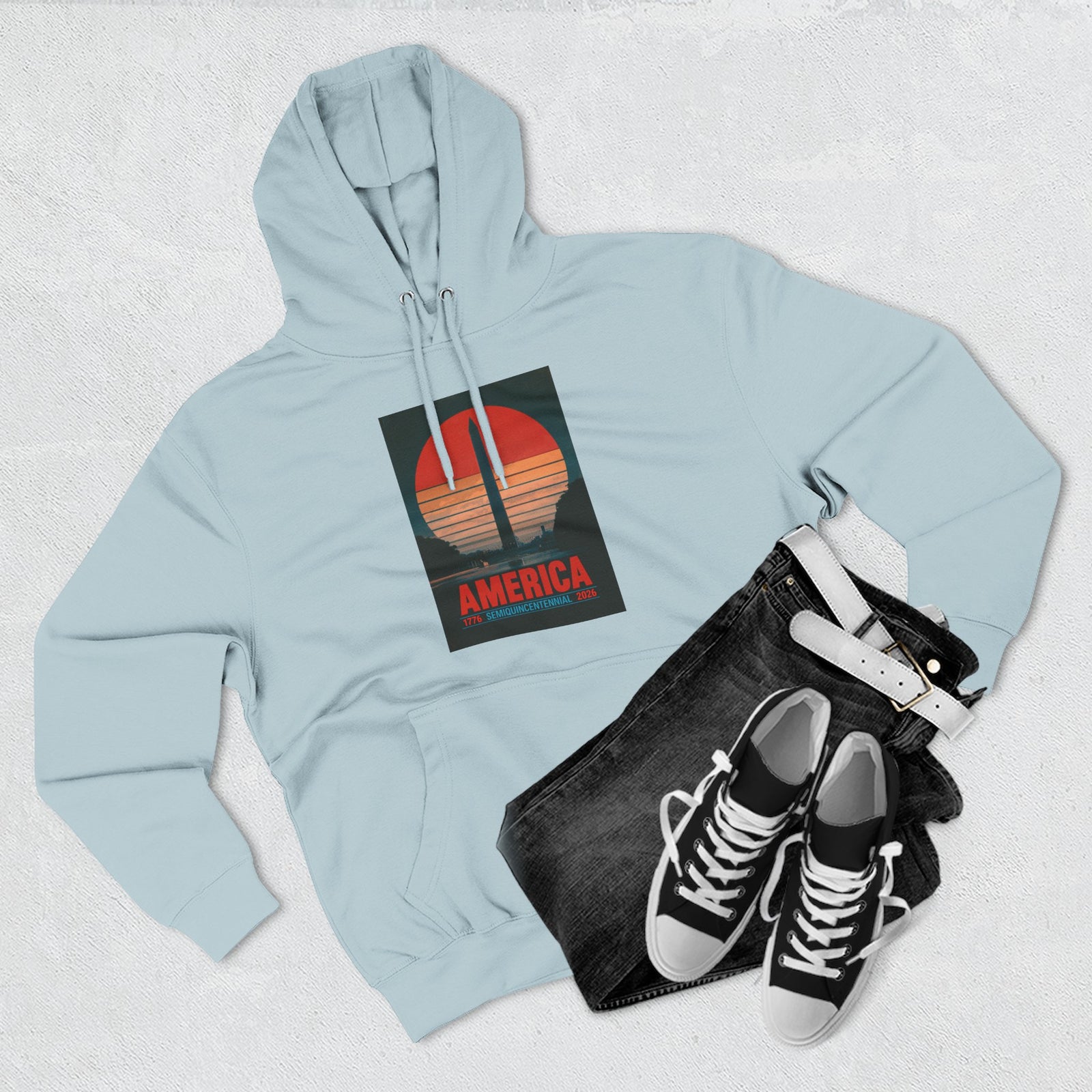 America 1776–2026 Semiquincentennial Hoodie - 4LibertyShop.com