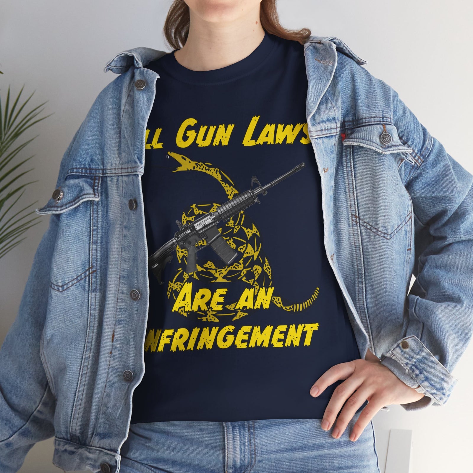 Judge Nap: All Gun Rights Are Infringements AR15 Gadsden T-Shirt